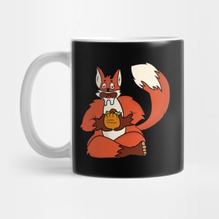 Fox Eeating Taco Mug